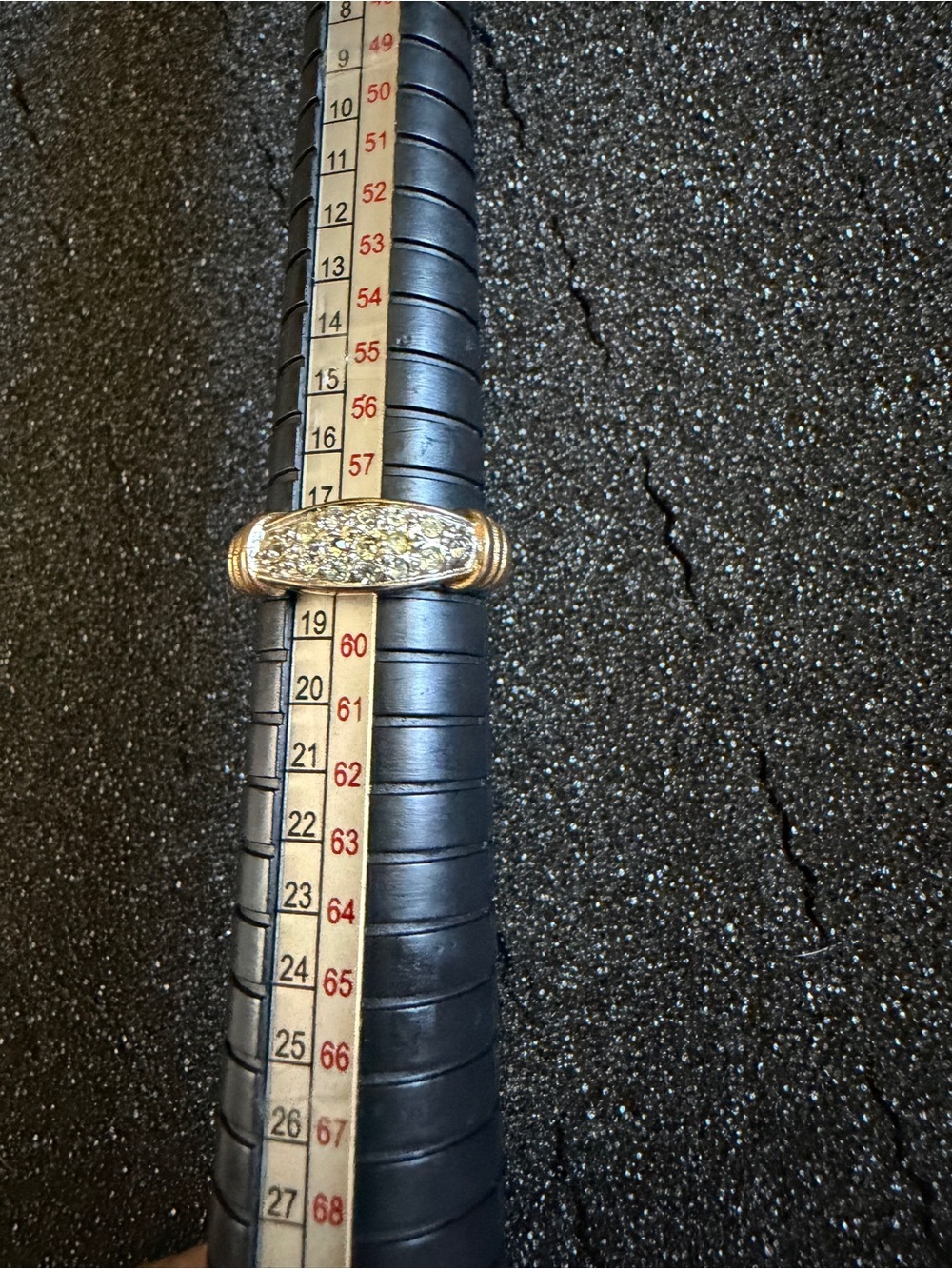 Vintage 18K GE Ring